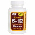 Major & Rugby Pharmaceuticals Vitamin B-12 Tablets, 500Mcg, 2400PK 80681-0072-00